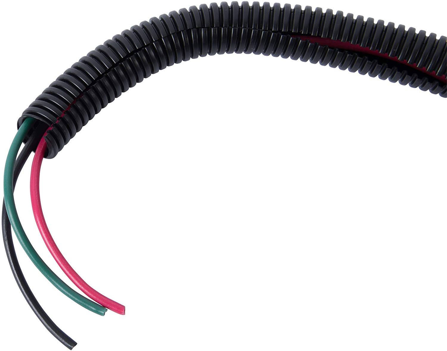 2-Pack 10ft X 1″ Flexible Cable Cord Organizer – Split Tubing, Black Wire Protector