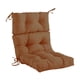 thumbnail image 5 of Cojín para silla mecedora con lazos para respaldo alto Café, 5 of 9