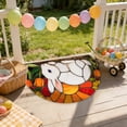 thumbnail image 2 of Deeceymbur Semi Circle Absorbent Waterproof Door Mat for Inside Front Door Entryway Rug Non Slip Back Washable Decor Carpet Kitchen Bathroom Living Room, 2 of 6