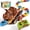 Brown, variant on Mini Tudou RC Dinosaur Car Swallowing Car with 9pcs Magnetic Car,2.4GHz Remote Control Car Multiplayer Racing Train for 3-12 Year Old Boys Girls