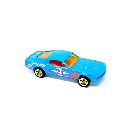 Hot Wheels 67 Shelby GT500 Sprin 2021 Blue Gold Wheels