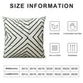 thumbnail image 6 of Wuche Black and White Pillow Covers Set of 2 Neutral Outdoor White Pillows Decorative Throw Pillow Covers, Modern Geometric Pillow Covers for Western Couch  Multiple specifications, 6 of 6