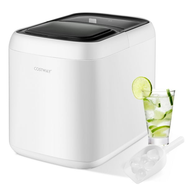 Costway Portable Countertop Ice Maker Machine 35Lbs/24H SelfClean w