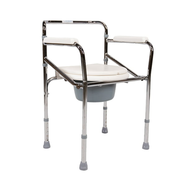 Silla Cómodo 3 en 1 Plegable Magnimed inodoro portátil Soporta hasta 110 kg