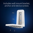 thumbnail image 5 of NETGEAR WiFi 7 Kit de montaje en pared (RBEWM-10000S) - Compatible con todos los sistemas Orbi WiFi 7 Mesh y enrutadores Nighthawk WiFi 7, blanco, 5 of 5