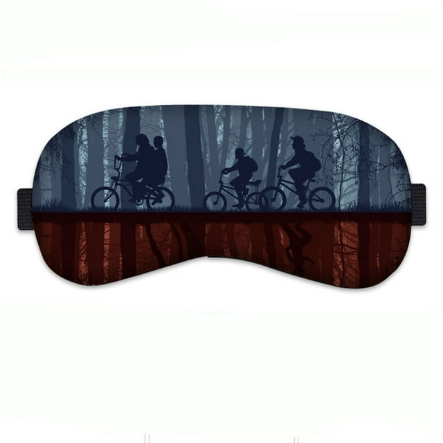 Máscara para dormir con forma de anime, bicicleta, supersuave, para los ojos