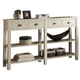 thumbnail image 1 of ACME Galileo 4 Drawers Wooden Console Table with 2 Shelves in Cream, 1 of 2