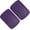 PURPLE CUT OUT, variant on Replacement Lids fits Pyrex 9x13 C233 Easy Grab Glass Casserole Baking Dish Container with Cut-Out Handles, for 3-Quart Model C-233-PC (2-Pack, Red)