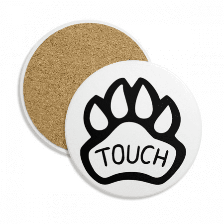 

Dog Paw Quote DIY Design Coaster Cup Mug Tabletop Protection Absorbent Stone