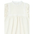 thumbnail image 2 of Modern Moments by Gerber Toddler Girl Ruffled Dress with Crochet Lace Detail, Sizes 12M-5T, 2 of 8