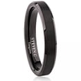 thumbnail image 1 of Ip Black Plated With Brushed Center And Polished Beveled Edge And Inside Tungsten Ring, 1 of 1
