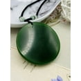 thumbnail image 4 of Green Jade Jewelry Tai Ji Yin Yang Charm Pendant Woven Jade Beads Necklace, 4 of 5