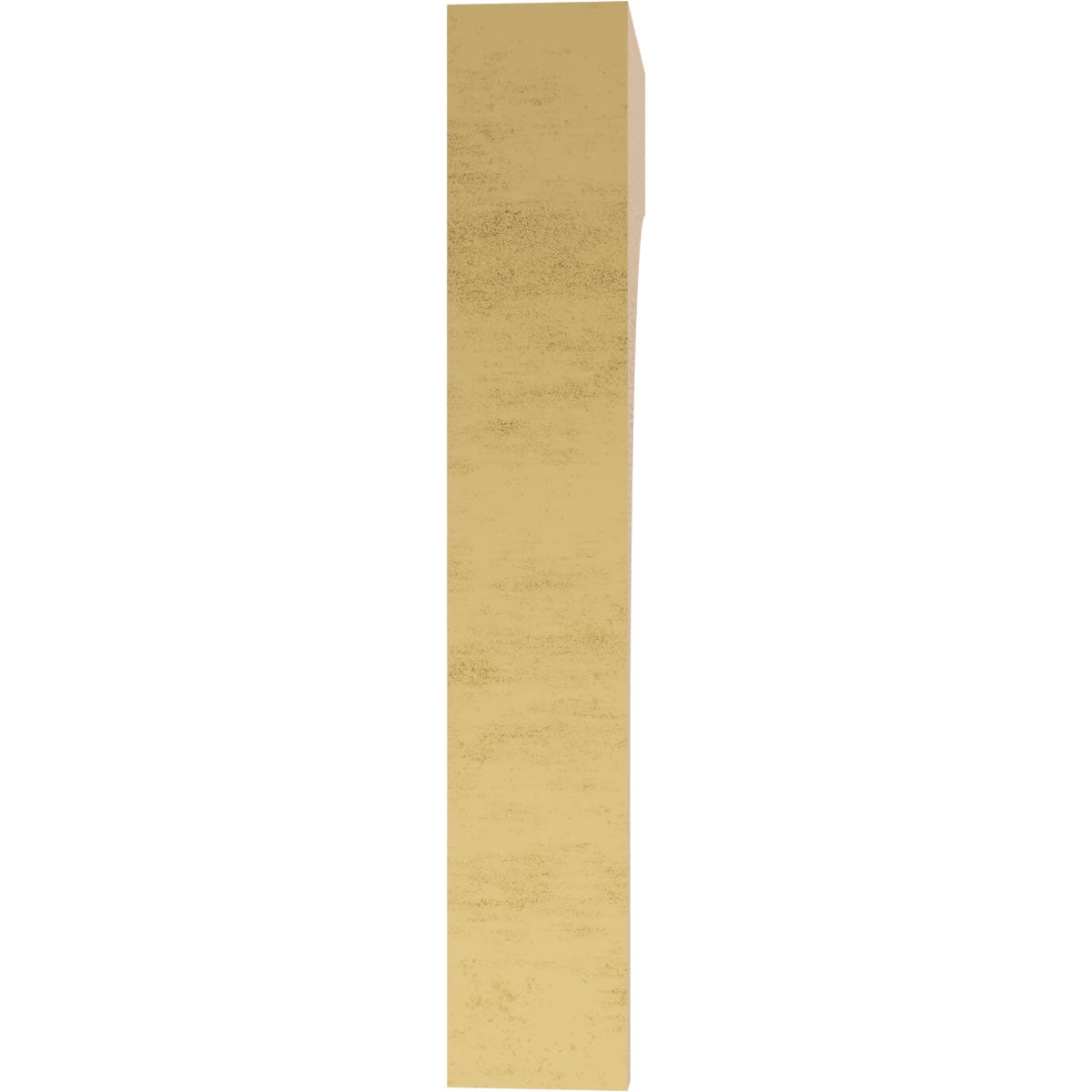 3"W x 6"D x 18"H Thin Rockford Rough Cedar Woodgrain TimberThane Corbel, Primed Tan