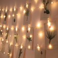 thumbnail image 1 of SIABC-100 LED Photo Clips String Lights - 33FT Fairy Lights with 50 Clips for Hanging Polaroid Pictures, USB Powered Photo Hanger Lights, Plug in Twinkle Lights for Room Party Decor, 1 of 4