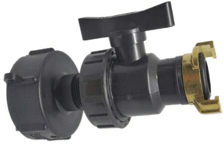IBC Tank Adapter S60X6 – Für 20/25/32 Mm Rohre – Aus Kunststoff – Zum Anschluss Von Bewässerungsschläuchen An IBC-Container