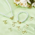 thumbnail image 3 of 1 Box 12 Sets 6 Styles Toggle Jewelry Clasps Real 18K Gold Plated T Bar Clasp Necklace Round Flower Shape IQ Jewelry Fastener Connectors Buckle for DIY Jewelry Making Finding Bracelet Necklace, 3 of 5