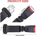 thumbnail image 3 of 2 Pack 14-inch Seat Belt Extender for Cars Universal Seat Belt Car Buckle Extension Buckle Up (7/8" Tongue Width), 3 of 4