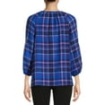 The Pioneer Woman Flannel Peasant Blouse, Women's