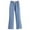 Blue, variant on Soft Denim Jeans for Women Silk Plus Size Flared Relaxed Stretch High Rise Fashion Comfy Casual Pants Lightweight Trousers