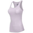 thumbnail image 2 of J. METHOD Women's Tank Top Sleeveless Racerback Basic Stretch Comfy Slim Fitted Ribbed Knit Tops Workout Yoga T Shirt NEWT386 Dusty Lavender M, 2 of 6