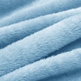 thumbnail image 5 of Exclusivo Mezcla Plush Fuzzy Fleece Throw Blanket (40" x 50", Light Blue)- Soft, Warm and Lightweight, 5 of 5