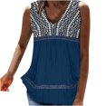 thumbnail image 2 of LSLJS Débardeurs pour Femmes Gilet Imprimé Mode pour Femmes Col Rond Ample Sans Manches T-Shirt Chandail Hauts Blouse, 2 of 6