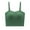 Green, variant on Women's Seamless Padded Bralette Tube Top with Chest Support, Wireless Strapless Backless Bra for Daily Wear, Comfortable Stretchy Charming Wrap Top