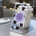 thumbnail image 3 of Funda de teléfono suave y transparente con corazón de amor blanco para iPhone 16, 14, 13, 12, 11 Pro Max, XS, X, 7, 8 Plus, SE 2020, funda para iPhone 15 Pro Max, 3 of 5