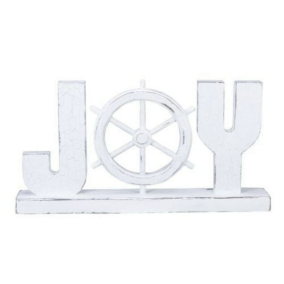 Beachcombers Joy Word Figure-White
