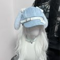 thumbnail image 7 of Slccxzc Women Y2K Puppy Ear Beret Hat Cotton Cabbie Newsboy Cap Painter Style Fall Winter Fashion Accessory, 7 of 7
