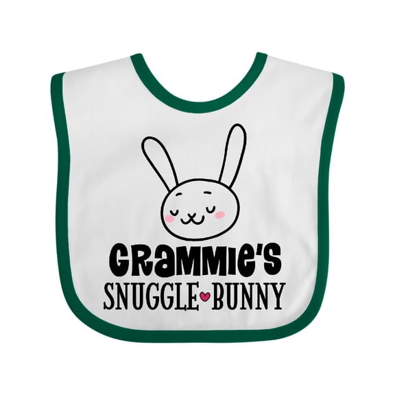 Inktastic Grammie Snuggle Bunny Easter Boys or Girls Baby Bib