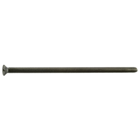 #8-32 x 4" 18-8 Stainless Phillips Flat Head Machine Screws (4 pcs.)