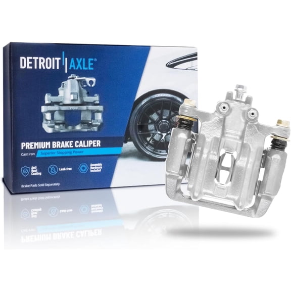 Detroit Axle - Rear Left Brake Caliper for 2013-2018 RDX 2007-2016 Honda CR-V 2012-2015 Crosstour Disc Brake Caliper with Bracket Replacement Brake Caliper Assembly