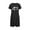 Black, variant on Wensltd Valentine's Day Short Nightgown Women Round Neck Short Sleeve with Print Cozy Lightweight Sleepshirt Plus Size for Daily Wear