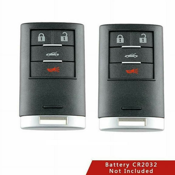 2 For 2008 2009 2010 2011 2012 2013 Chevrolet Corvette Remote Key Fob Shell Case