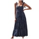 thumbnail image 1 of Tirantes para mujer Tirantes Estampado Pliegue largo Cintura elástica Vestido de estilo festivo Fridja  hj6270, 1 of 6