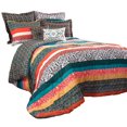 thumbnail image 2 of Lush Decor Boho Stripe Comforters 7Pc K, 2 of 5