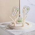 thumbnail image 1 of Cqxid Rack Under $10 1Pcs Baby Bottle Drying Rack Small Portable Bottle Dryer Holder For Cups Parts And Accessories, 1 of 3