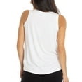 thumbnail image 2 of Women's White Texas A&M Aggies A-Line Hannah High Neck Tank Top, 2 of 2