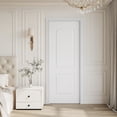 thumbnail image 2 of 36"×80" Interior Arched Slab Door Solid Core White Primed 2-Raised Panel Standard Door For Bedroom & Interior Rooms, 2 of 8