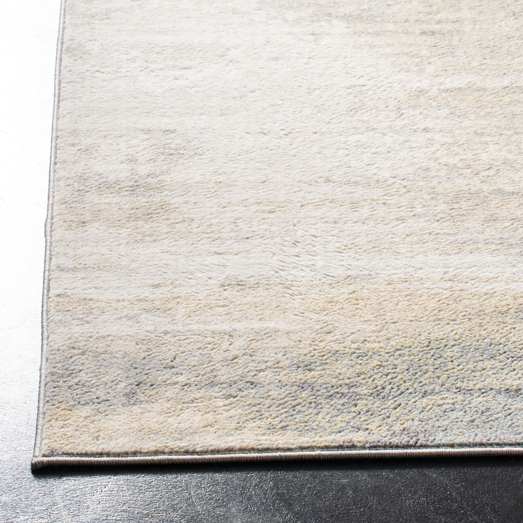 SAFAVIEH Jasper Tracery Abstract Overdyed Area Rug, Grey/Gold, 6'7" x 6'7" Square