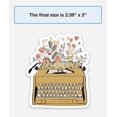 thumbnail image 5 of Sticker | Typewriter  Flowers, 5 of 11