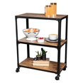 thumbnail image 1 of Kitchen Island Trolleys Rolling Cart, Microwave Stand 3-Tier Coffee Cart, 1 of 6