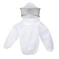 thumbnail image 3 of Colaxi Beekeeper Jacket with Fencing Veiled Hat Lightweight .Professional Beekeeper Jacket Supplies Beekeeper Equipment Bee Jacket White, 3 of 10