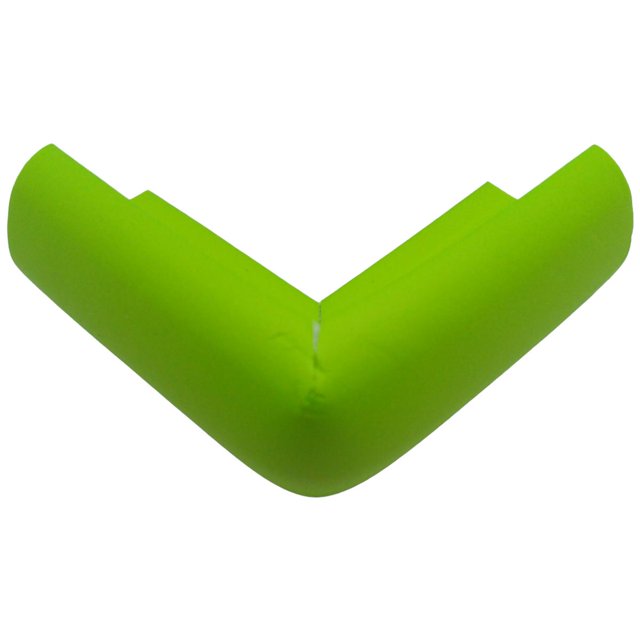 Protector suave de esquina ProtekGreen 10pzas 6x6x2.5cm Verde Tipo L Protector Espuma Suave StarBaby MXGNC-006