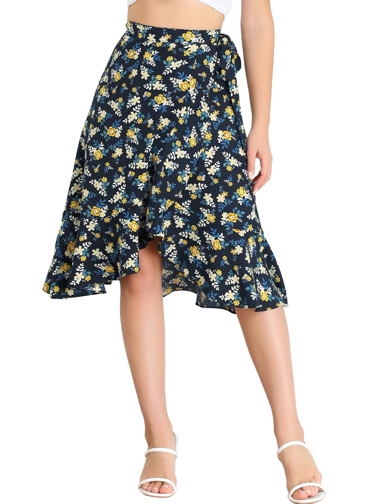 tie waist wrap skirt