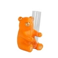 thumbnail image 2 of Jarrón transparente con figuras de animales para decorar el dormitorio. Oso naranja, 2 of 9