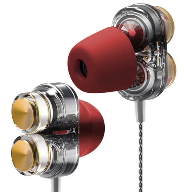 Twowood auricular QKZ KD7 3.5mm Interfaz Estéreo deportivo Bajo pesado Auriculares en oreja con micrófono