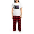thumbnail image 4 of CafePress - Abstract Paint Splatter Demisexual Pride Flag Pajamas - Women's Short Sleeve Print T-Shirt and Pants Light Cotton Pajama Set, 4 of 7