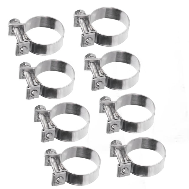 Abrazadera De Manguera De Tornillo, Abrazadera De Tubo Resistente A La Corrosión Amplio Rango Aplicable Acero Inoxidable 304 Pulido Para Vehículos De Motor Para Petroquímicos ANGGREK Otros